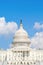 The capitol vertical clean minimal photograph no people in the afternoon. no people outside. american government