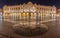 The Capitole square in Toulouse at night