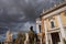 Capitoline Hill stormy weather