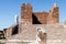 Capitolium Temple at Ostia Antica, ruins in ancient Roman city w