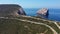 Capo Caccia coastline in Sardinia, Italy. Spectacular summer view of Caccia cape. Scene of Sardinia island, Italy, Europe.