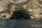 Capo Miseno, Bacoli, cave carved into the mountain by the erosion of the sea.