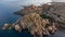 Capo testa amazing granite rock formations in sardinia