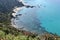 Capo Vaticano - Panorama delle spiagge di Grotticelle dal belvedere del bar