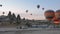 Cappadocia. balloons, hot, air, turkey