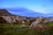 Cappadocia. city in the rock. columns of weathering. canyon. nature. Turkey