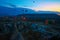 Cappadocia, Goreme, Anatolia, Turkey. Hot Air balloons flying over Mountains landscape sunset Cappadocia