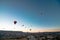 Cappadocia. Hot air balloons in Cappadocia at sunrise