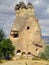 Cappadocia landscape, sandstone rocks in Turkey