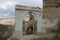 Cappadocia region, local architectural texture. abandoned ruins and pigeon houses.