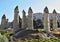 Cappadocia, Stone columns in Gorcelid Valley