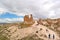 Cappadocia, Turkey - April 29, 2014: Cappadocia. Camel geological formations, obtained because of erosion.