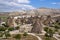 Cappadocia, Turkey - April 29, 2014: Valley Pasabag. The valley is known for its huge stone pillars, a distinctive feature of Capp