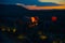 Cappadocia, Turkey: Early in the morning captured flying hot air balloons from highest point in Gorome. Many of balloons rise