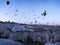 Cappadocia, Turkey, Europe, hot air balloons, dawn, adventure, fairy, landscape, natural wonders, valley, nature, aerial view