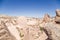 Cappadocia, Turkey. Exotic figures of weathering in the valley Devrent