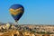 Cappadocia in Turkey with extraordinary hot air balloons in the sky