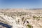 Cappadocia, Turkey. Mountain valley with beautiful pillars of weathering near Uchisar