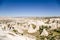 Cappadocia, Turkey. Mountain valley with pillars of weathering near Uchisar