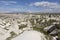 Cappadocia, Turkey. Pigeon Valley with pillars of weathering.