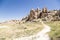 Cappadocia, Turkey. Rocks, filled with artificial caves in the National Park of Goreme