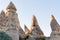 Cappadocia volcanic rock formations of phallus shape