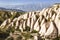 Cappadocian landscape. Pink rocks