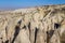 Cappadokia rock formation valley