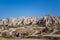 Cappadokia rock towers and cave houses