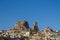 Cappadokia rock towers and cave houses