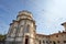 Cappuccini Mount or mount of Capuchin Monks church facade in a sunny day in Turin, Italy