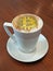 Cappuccino coffee bitcoin