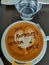 Cappuccino text smiley smile