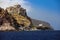 Capraia island castle and lighthouse
