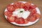 Caprese: mozzarella and tomato salad