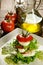 Caprese salad, traditional italian appetizer