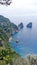 Capri, Faraglioni view from belvedere