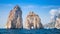 Capri island, famous Faraglioni rocks, landscape