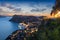 Capri, Italy aerial view with Marina Grande