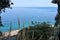 Capri - Panorama dalla scala di accesso ai Bagni di Tiberio