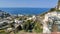 Capri - Panoramica del borgo dal belvedere di Piazza Diaz