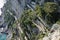 Capri - Scorcio di Via Krupp dal belvedere dei Giardini di Augusto