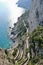 Capri - Via Krupp verso Marina Piccola dai Giardini di Augusto