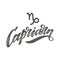 Capricorn lettering Calligraphy Brush Text horoscope Zodiac sign