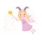 Capricorn sign astrological cute fairy tale vector