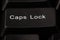 Caps lock key