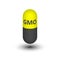 Capsule with the icon from GMOs.