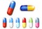 Capsules, Medicine, Pill -- Vector illustration