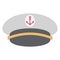 Captain cap, navy captain hat Color Vector Icon which can be easily modified or edited