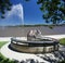 The Captain Cook Memorial in Canberra, Australia